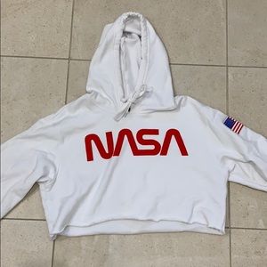 Cropped NASA Hoodie